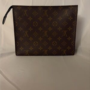 Louis Vuitton Brown Monogram Toiletry pouch NM limited edition.